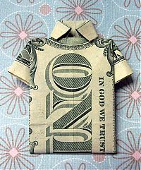 Art & Creativity: money origami