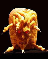 Art & Creativity: Pumpkin carving by Ray Villafane