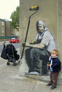 Art & Creativity: Graffiti drawings by Banksy