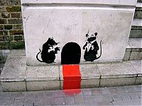 TopRq.com search results: Graffiti drawings by Banksy