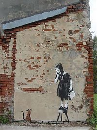 Art & Creativity: Graffiti drawings by Banksy