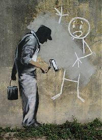 Art & Creativity: Graffiti drawings by Banksy