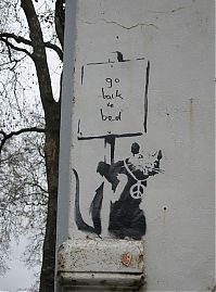 TopRq.com search results: Graffiti drawings by Banksy