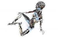 Art & Creativity: sculpture made out of typewriter parts