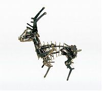 Art & Creativity: sculpture made out of typewriter parts