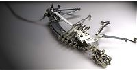 Art & Creativity: sculpture made out of typewriter parts