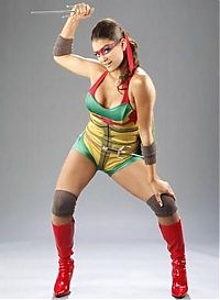 Art & Creativity: WWE diva in halloween costume