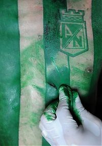 Art & Creativity: Felipe Alvarez, Atletico Nacional soccer jersey tattoo