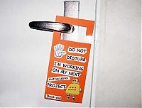 Art & Creativity: do not disturb signs