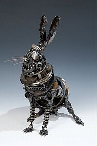 Art & Creativity: Car parts art by James Corbett