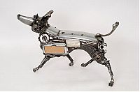 Art & Creativity: Car parts art by James Corbett