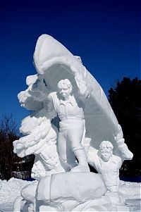 Art & Creativity: snow sculpture