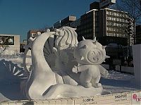 Art & Creativity: snow sculpture