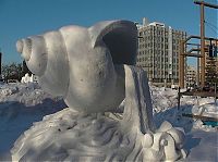 Art & Creativity: snow sculpture