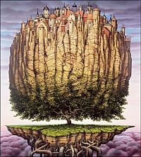 Art & Creativity: Cartoon worlds by  Jacek Yerka