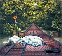 Art & Creativity: Cartoon worlds by  Jacek Yerka