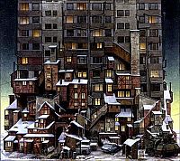 Art & Creativity: Cartoon worlds by  Jacek Yerka