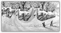 Art & Creativity: winter pencil drawing