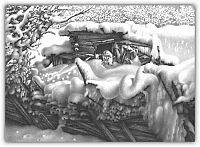 Art & Creativity: winter pencil drawing