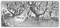 Art & Creativity: winter pencil drawing