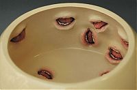 Art & Creativity: Creepy tableware by Ronit Baranga