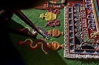 Art & Creativity: Tibetan monks make Sand Mandala, Placerville, California, United States