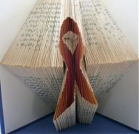 Art & Creativity: Book Origami by Isaac Salazar