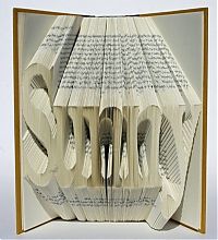 Art & Creativity: Book Origami by Isaac Salazar
