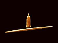 Art & Creativity: one toothpick tiny sculpture