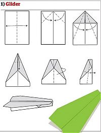 Art & Creativity: paper aeroplane toy build guide