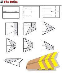 Art & Creativity: paper aeroplane toy build guide