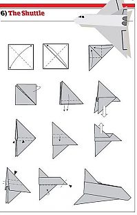 Art & Creativity: paper aeroplane toy build guide