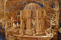 TopRq.com search results: Rolling Through the Bay toothpick sculpture by Scott Weaver