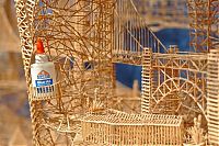 TopRq.com search results: Rolling Through the Bay toothpick sculpture by Scott Weaver