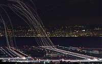 Art & Creativity: airplane long exposure photo