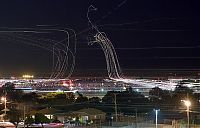 Art & Creativity: airplane long exposure photo