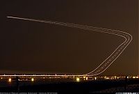 Art & Creativity: airplane long exposure photo