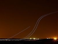 Art & Creativity: airplane long exposure photo