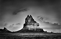 black and white landscape photography