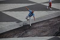 TopRq.com search results: Mind your step illusion by Erik Johansson, Sergel's Square, Stockholm, Sweden