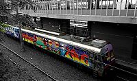 Art & Creativity: train graffiti