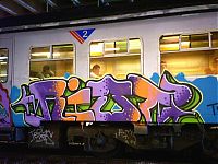 Art & Creativity: train graffiti