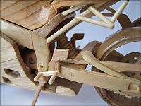 Art & Creativity: Miniature wooden motorcycles by Vyacheslav Voronovich