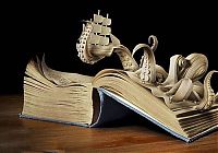 Art & Creativity: book sculptures