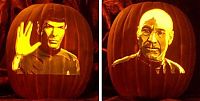 Art & Creativity: Pumpkin carved portrait by Alex Wer