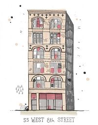 TopRq.com search results: Buildings in New York City, illustration by James Gulliver Hancock