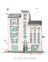 TopRq.com search results: Buildings in New York City, illustration by James Gulliver Hancock