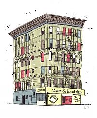 TopRq.com search results: Buildings in New York City, illustration by James Gulliver Hancock