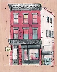 TopRq.com search results: Buildings in New York City, illustration by James Gulliver Hancock