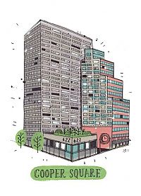 TopRq.com search results: Buildings in New York City, illustration by James Gulliver Hancock